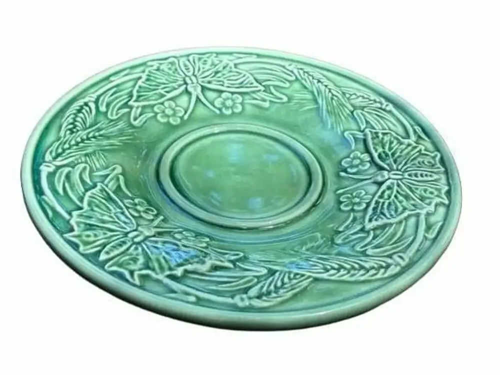 Bordallo Pinheiro Papillon Ivy Green Saucer